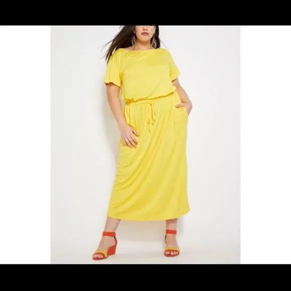 Ashley Stewart | Dresses | Maxidrawstringdress | Poshmark